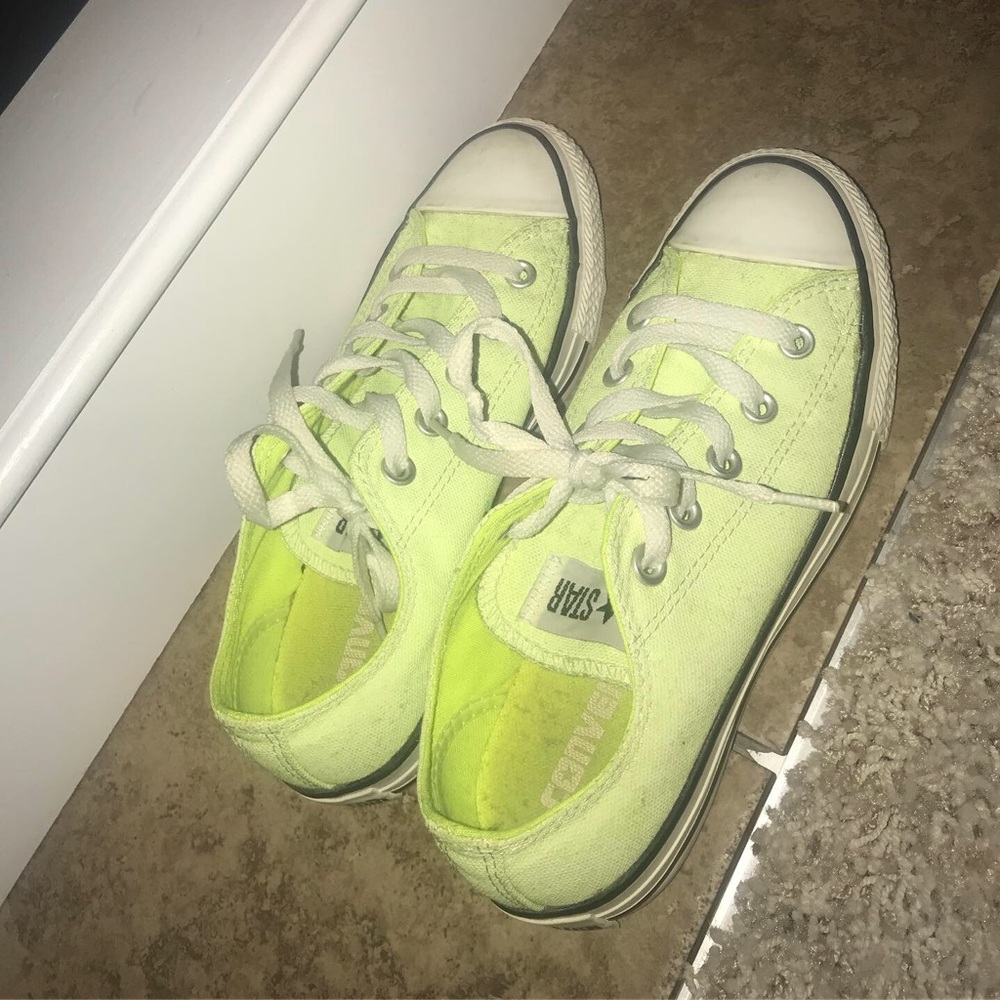 Converse Neon Yellow